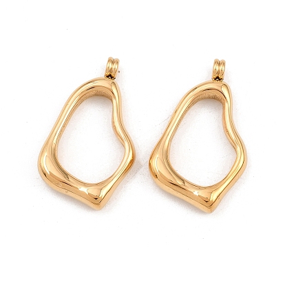 304 подвески из нержавеющей стали, самородки, без свинца и без кадмия, ионное покрытие (ip)