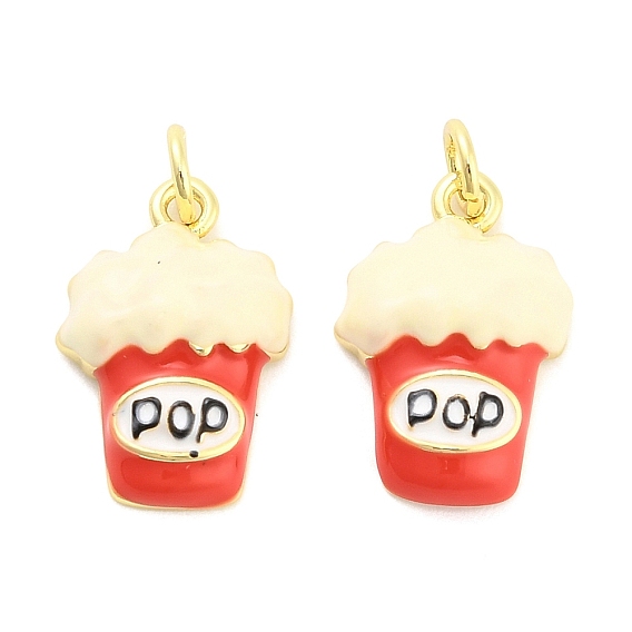 Латунь эмаль подвески, попкорн, долговечный, стойки покрытие, без свинца и без кадмия, ионное покрытие (ip), с целью перехода в кольце