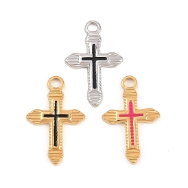 304 нержавеющей стальной эмали подвески, крест очарование