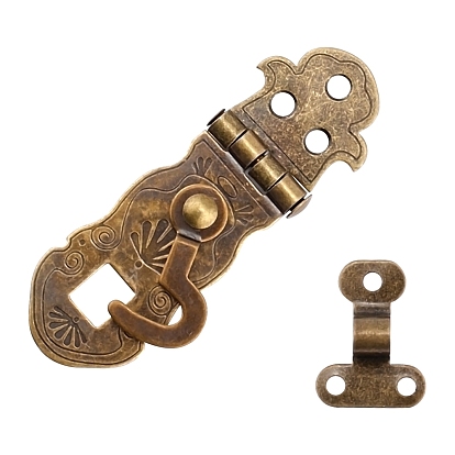 Fermoirs à loquet en fer, fermetures à loquet de serrure de boîte à bijoux