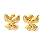 PVD Vacuum Plating 304 Stainless Steel Stud Earrings for Women, Bowknot
