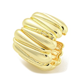 Adjustable Brass Cuff Rings, Open Rings for Women