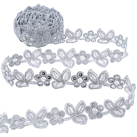 5ярдов ленты для цветочной кружевной отделки, для шитья, ремесла, украшение свадьбы