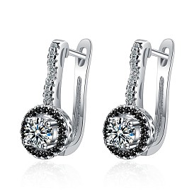 Fashionable Hollow-out Geometric Earrings with Rhinestones - Trendy, Unique, Rectangle Shape.