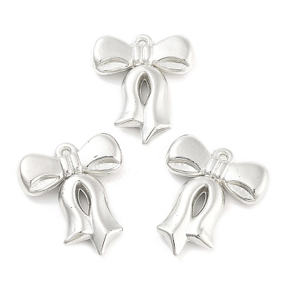 CCB Plastic Pendants, Bowknot