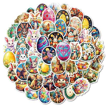 Наклейка из бумаги кролик, самослипание, для чемодана, скейтборде, холодильник, шлем, оболочка мобильного телефона