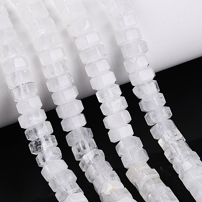 Природных кристаллов кварца бисер нитей, горного хрусталя, граненые, шестиугольник