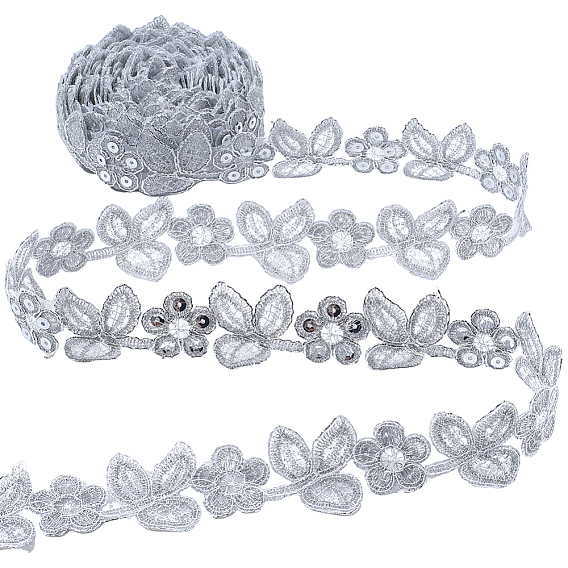 5ярдов ленты для цветочной кружевной отделки, для шитья, ремесла, украшение свадьбы