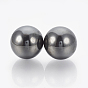 Magnetic Synthetic Hematite Beads, Gemstone Sphere, No Hole/Undrilled, Round
