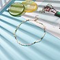 Natural Pearl & Millefiori & Seed Glass Beaded Necklace for Women