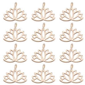 Латунь прелести, цветок лотоса, без никеля 