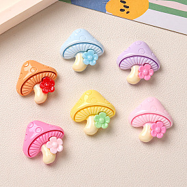 Непрозрачные кабошоны из смолы, Mushroon