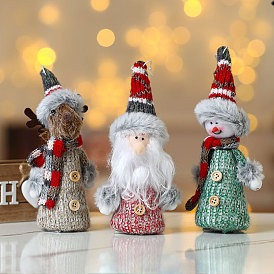Christmas foam velvet doll pendant ornaments ornaments Christmas tree accessories hanging ornaments small gifts