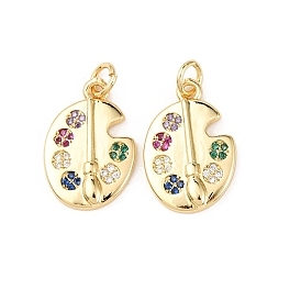 Латунные микро проложить кубического циркония подвески, палитра, стойки покрытие, долговечный, без свинца и без кадмия, с целью перехода в кольце