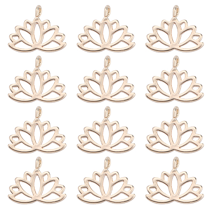 Латунь прелести, цветок лотоса, без никеля 