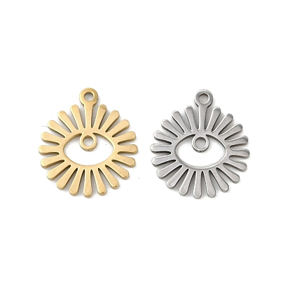 201 подвески из нержавеющей стали, лазерная резка, Злые чары глаз