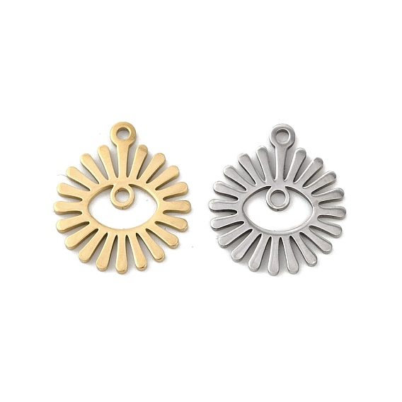 201 подвески из нержавеющей стали, лазерная резка, Злые чары глаз