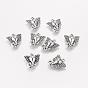 Tibetan Style Alloy Pendants, Cadmium Free & Lead Free, Elephant, 16x15x4mm, Hole: 1mm