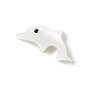 Natural White Shell Beads, Dolphin