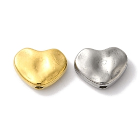 304 Stainless Steel Beads, Heart