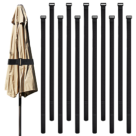 24шт. многоразовые кабельные стяжки из волокна, с самоклеющейся, для наушников-вкладышей, телефонов, управления накруткой проводов