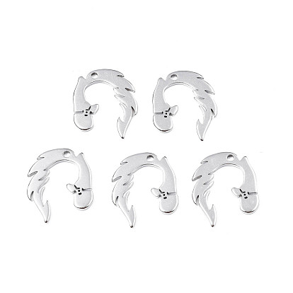201 Stainless Steel Pendants, Lion