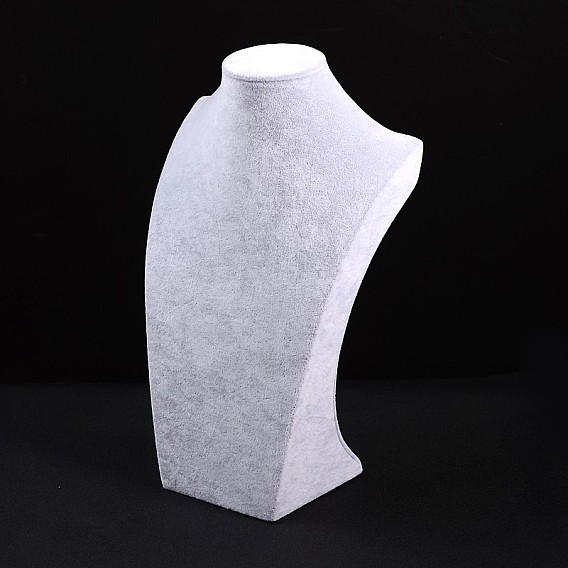Бархат ожерелье бюст дисплеи, 34x21x12 см