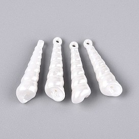 Абс пластмассовые жемчужные подвески, формы раковины