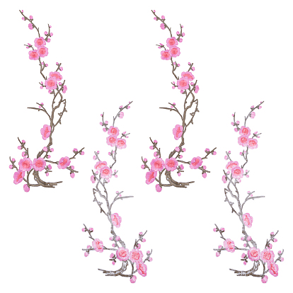 4шт. нашивки из ткани с компьютерной вышивкой "Зимняя сладость", наклеить патч, аксессуары для костюма, аппликация