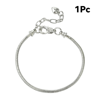 1браслеты из латуни в европейском стиле для изготовления ювелирных изделий, с когтя омара застежкой и сердца прелести