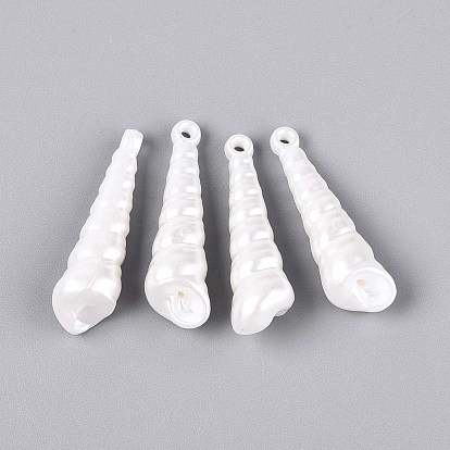 Абс пластмассовые жемчужные подвески, формы раковины