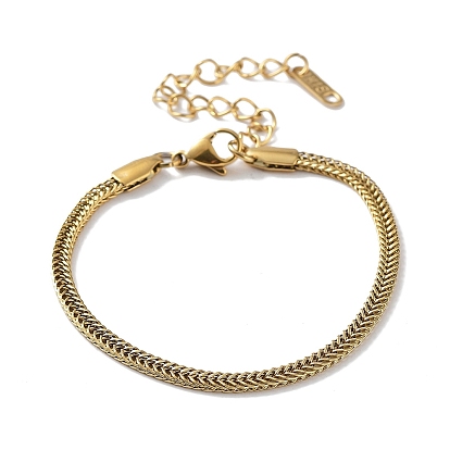 316 Surgical Stainless Steel Diamond Cut Wheat Chain Bracelet