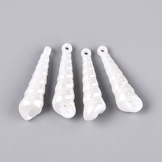 Абс пластмассовые жемчужные подвески, формы раковины