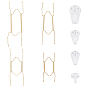 Carbon Steel Plate Spring Hanger Hook, with Plastic Traceless Hanging Hooks