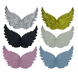 Plastic Angel Wings Ornament, Craft Wings, for DIY Christmas Gift, Cake Decoration