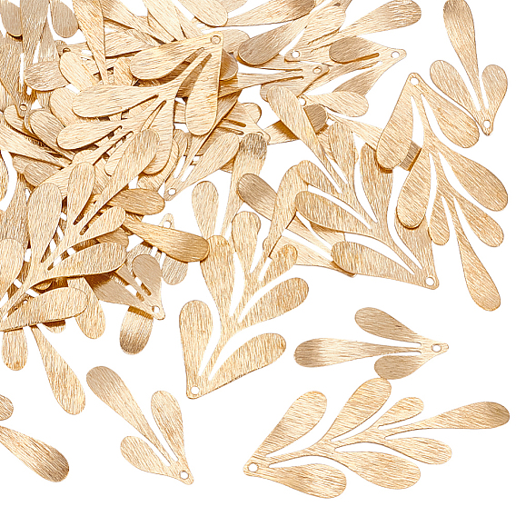 Латунные большие кулоны, лист