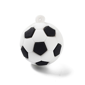 PVC Opaque Plastic Pendants, Football