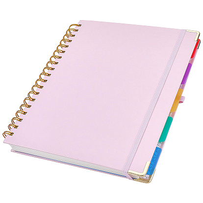 Plastic & Paper Spiral Notebook, Rectangle