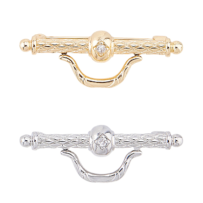 2шт. 2 цветные булавки из сплава для одежды для килта, с кубического циркония