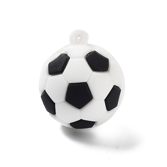 PVC Opaque Plastic Pendants, Football