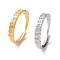 304 Verstellbare Ringe aus Edelstahl, Om Mani Padme Hum