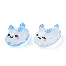 Смола декодирует кабошоны, серия морских животных, морской заяц