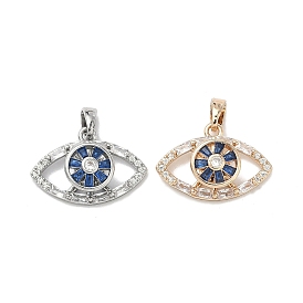 Вращающиеся подвески из латуни с микропаве и кубическим цирконием, долговечный, Злые чары глаз