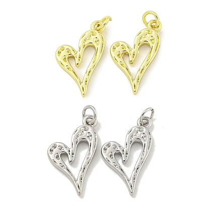 Стойки обшивки латунные подвески, долговечный, без кадмия и без свинца, сердце