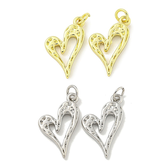 Стойки обшивки латунные подвески, долговечный, без кадмия и без свинца, сердце