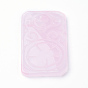 Natural Jade Pendants, Dyed, Rectangle