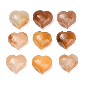 Natural Topaz Jade Beads, Heart
