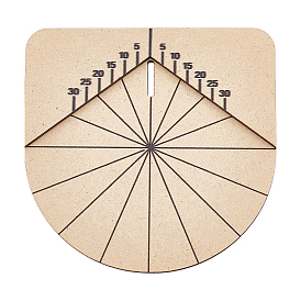 Направляющая для сверления отверстий под серьги из фанеры, подставка для сережек из полимерной глины