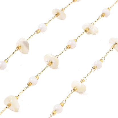 Ионное покрытие (ip) 304 цепи для канцелярских скрепок из нержавеющей стали, пайки, с стеклянные бусы, самородки