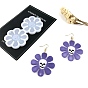 DIY Pendant Silicone Molds, Resin Casting Molds, For UV Resin, Epoxy Resin Jewelry Making, Flower